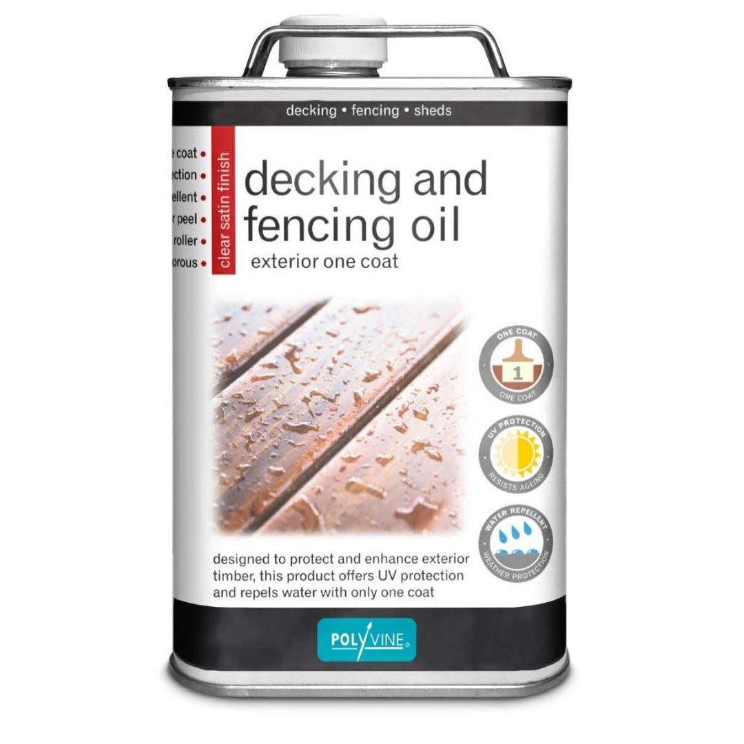 Polyvine decking and fencing oil